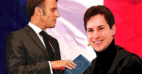 Emmanuel Macron finally admits he gave Telegram chief French .